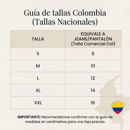 Guía de tallas del enterizo