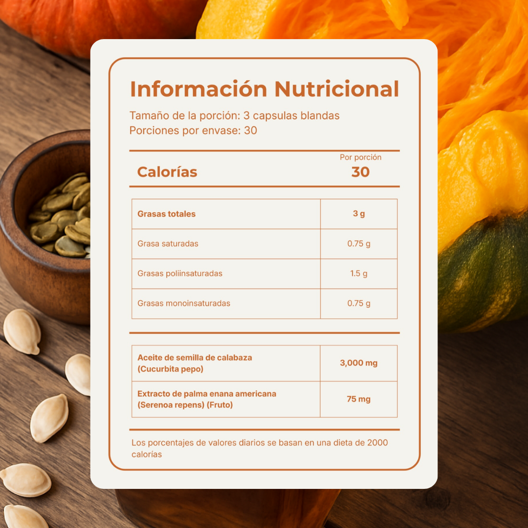 ProstaZen Aceite de Semilla de Calabaza